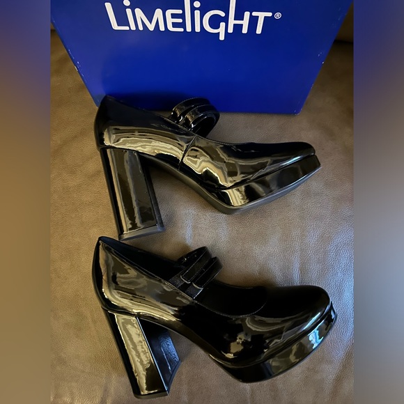 Brand New in Box! Limelight Lola Women’s Black Patent Leather Pumps Size 11 - Picture 3 of 13